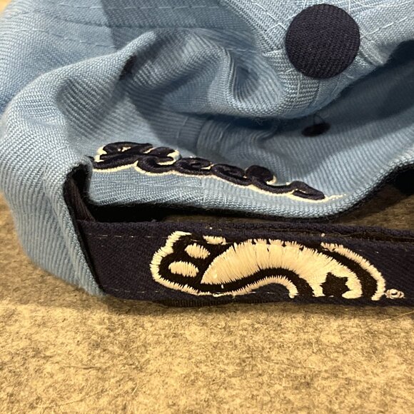 Vintage UNC University Of North Carolina Hat Adjustable Strapback Tarheels Blue - Picture 4 of 7